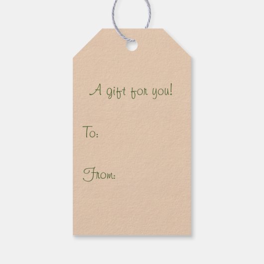 ブライトパステルクリスマスライトオンクラフト ギフトタグ (裏面)