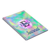 ブライトパステルジャーナルブックドリームカラフルクラウド ノートブック (右側)