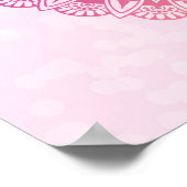 ブライトパステルズロータスヘナマンダラプリント ポスター (角)