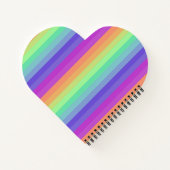 ブライトパステルレインボーストライプルスパイラルノート ノートブック (裏面)