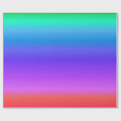 ブライトパステルレインボー ラッピングペーパー (フラット)