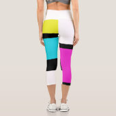 ブライトパステル春カラーズハイウェイストキャプリス カプリレギンス (裏面)