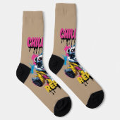 ブライトパンダ通りアートルック ソックス (右)