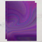 ブライトパープルスワーズスクラップブック紙 (正面/裏面)