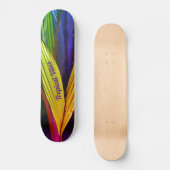 ブライトパームズカラフルトロピカルビベス スケートボード (正面)