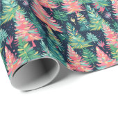 ブライトパームビーチクリスマスツリー ラッピングペーパー (ロールコーナー)