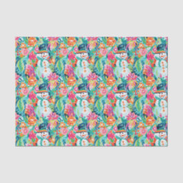 ブライトパームビーチクリスマス雪だるま 薄葉紙