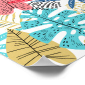 ブライトビューティフルトレンディートロピカル ポスター (角)