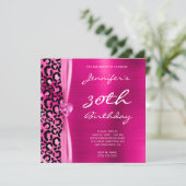 ブライトピンキヒョウGLAM 30歳 招待状 (スタンド正面)