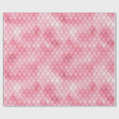 ブライトピンクはかりで測ドラゴン ラッピングペーパー (フラット)