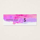 ブライトピンクアートウォーターカラースプラッシュホワイトプライスラベル (正面)