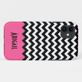 ブライトピンクシェブロンiPhone 5ケース Case-Mate iPhoneケース (裏面(横))