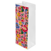 ブライトピンクチノワジェリーフローラ ワインギフトバッグ (裏面アングル)