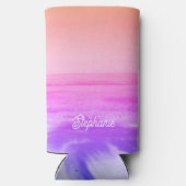 ブライトピンクトロピカルビーチバチェロレッテトレンディー スリム缶クーラー (裏面)