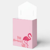 ブライトピンクフラミンゴ誕生日 フェイバーボックス (オープン)