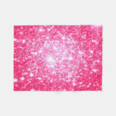 ブライトピンクフリースブランケット フリースブランケット (正面(横))