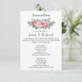 ブライトピンクフローラアコ結婚モデーション エンクロージャーカード (スタンド正面)