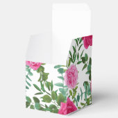 ブライトピンクフローラ結婚式の引き出物ボックス フェイバーボックス (オープン)