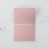 ブライトピンクベゴニアノートカード ノートカード (内部)