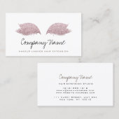 ブライトピンクメイクアップアーティストラッズエクステンションバラ 予約カード (正面/裏面)