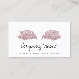 ブライトピンクメイクアップアーティストラッズエクステンションバラ 予約カード