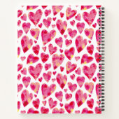 ブライトピンクラブハート ノートブック (裏面)