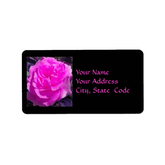 ブライトピンクローズ住所 シール (正面)