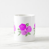 ブライトピンクローゼズマグ コーヒーマグカップ (中央)