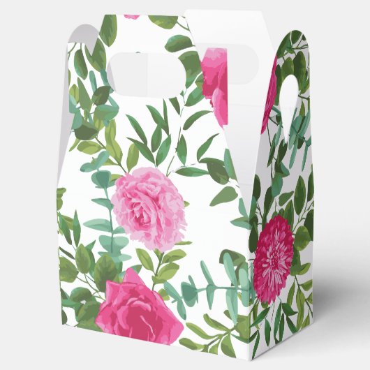 ブライトピンク結婚フローラ フェイバーボックス (オープン)