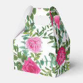 ブライトピンク結婚フローラ フェイバーボックス (正面サイド)