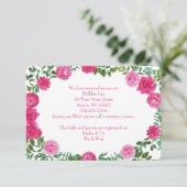 ブライトピ結婚ンクバラフローラモダン 招待状 (スタンド正面)