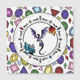 ブライトファンタジージェムストーンエレガントアメジストドラゴン