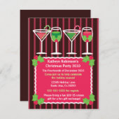 ブライトフェスティバルクリスマスパーティの招待状 招待状 (正面/裏面)