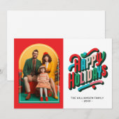 ブライトフェスティバルレトロアーチホリデーファミリーカード シーズンカード (正面/裏面)