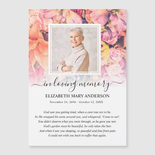 ブライトフォト悔やみや弔慰葬儀祈りの言葉カード (正面)