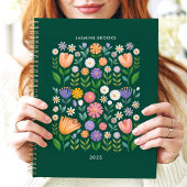 ブライトフォークアートフローラ名前をカスタムする プランナー手帳