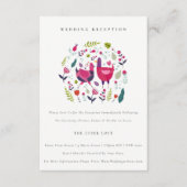 ブライトフォークファームフローラバーズウェディングレセプション エンクロージャーカード (正面)