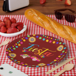 ブライトフカラフルィエスタおもしろい ペーパープレート