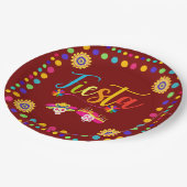 ブライトフカラフルィエスタおもしろい ペーパープレート (アングル)