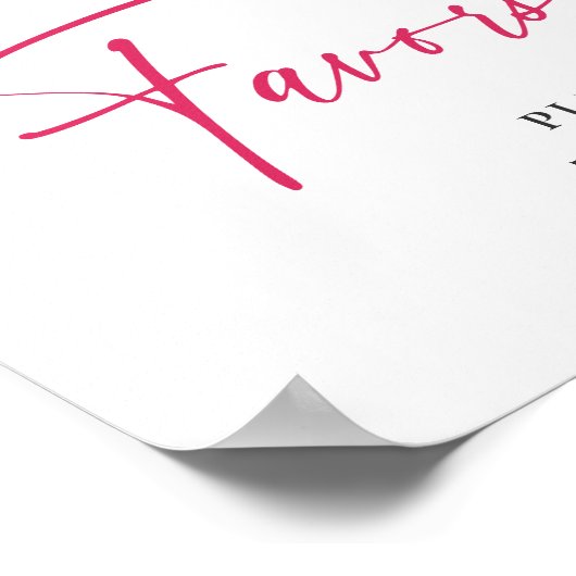 ブライトフラワーシトラススライスブライダルシャワーの好意 ポスター (角)