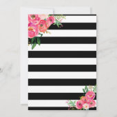 ブライトフラワーズベビーシャワー招待状 招待状 (裏面)