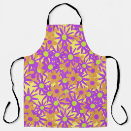 ブライトフラワーデザイン エプロン