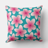 ブライトフランギパニ/プルメリア花 クッション (裏面)