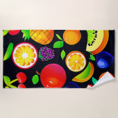 ブライトフルーツコレクション ビーチタオル (正面)