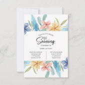 ブライトフローラウィッカベビーサイニング式 招待状 (正面)