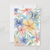 ブライトフローラウィッカベビーサイニング式 招待状 (裏面)