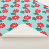 ブライトフローラシェルパ毛布 シェルパブランケット (3/4)