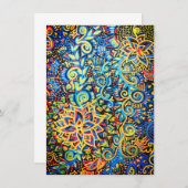 ブライトフローラデザイン サンキューカード (正面/裏面)