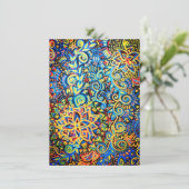 ブライトフローラデザイン サンキューカード (スタンド正面)