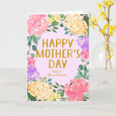 ブライトフローラハッピーマザーズ カード (黄色い花)